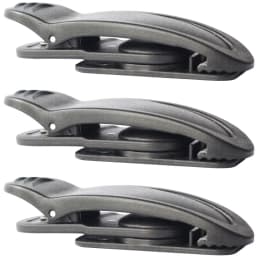 QingGear Black Ratcheting Case Clip Belt Clip Buckle (Pack of 3) Tool Parts DIY Accessory