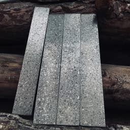 DIY Knife Making Damascus Steel Spiral Texture Sandwich Pattern Steel Knife Blade Blank Kitchen Knife Heat Treatment 250x40x4mm