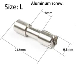 10pieces Brass/stainless Steel Bolts Fastener Screws for DIY Knife Handle Material Screws Lock Knife Shaft Fastener Rivets