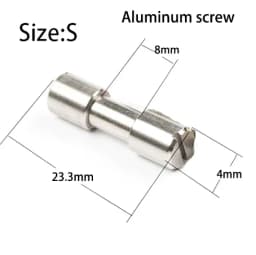 10pieces Brass/stainless Steel Bolts Fastener Screws for DIY Knife Handle Material Screws Lock Knife Shaft Fastener Rivets
