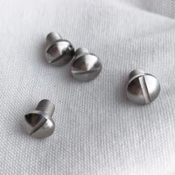 4pieces 416 Stainless Steel CNC Slotted Screws Bolts Kit Replacement for 1911 Grips Model Repair Tool Parts