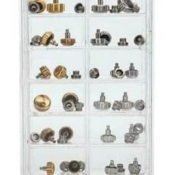 Professional 48PCS Watch Stem Assortment - Organized Repair Kit with Storage Case