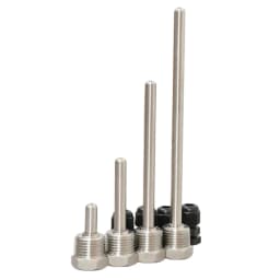 1 Pc 30-200mm Thermowell For Immersion Sleeve Pocket Temperature Sensor Stainless Steel 1/2 BSP G Thread For Temperature Sensor