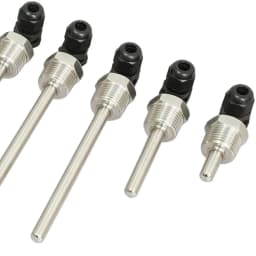 1 Pc 30-200mm Thermowell For Immersion Sleeve Pocket Temperature Sensor Stainless Steel 1/2 BSP G Thread For Temperature Sensor