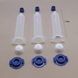 Flux Container USA Type Dispensing Needle Tips Plastic Syringe Barrel 3CC 5CC 10CC 30CC 50CC Sub-Packing
