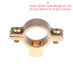 1pc Fit 15mm 22mm 28mm 35mm 40mm OD Tube Brass M10 Pipe Clamp Bracket Support Hanger Fixed Plumbing Water Replacement Parts