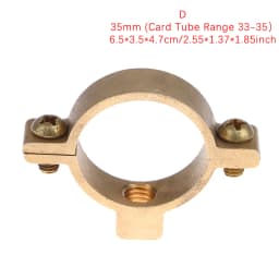 1pc Fit 15mm 22mm 28mm 35mm 40mm OD Tube Brass M10 Pipe Clamp Bracket Support Hanger Fixed Plumbing Water Replacement Parts