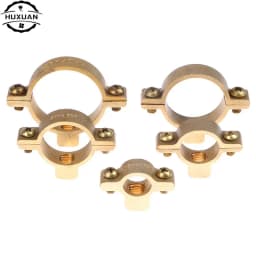 1pc Fit 15mm 22mm 28mm 35mm 40mm OD Tube Brass M10 Pipe Clamp Bracket Support Hanger Fixed Plumbing Water Replacement Parts