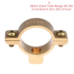 1pc Fit 15mm 22mm 28mm 35mm 40mm OD Tube Brass M10 Pipe Clamp Bracket Support Hanger Fixed Plumbing Water Replacement Parts