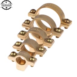 1pc Fit 15mm 22mm 28mm 35mm 40mm OD Tube Brass M10 Pipe Clamp Bracket Support Hanger Fixed Plumbing Water Replacement Parts