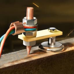 Magnetic Welding Support Auto Bodywork Spotter Tools for Electric Welding Ground Clamp Spotter Connector and welding operations