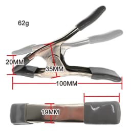 5PCS 4 Inch Steel Metal Spring Clamps 4' Clip Max Jaw Opening 20cm Large Super Heavy Duty Spring Clamp for DIY Woodworking