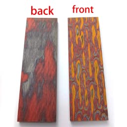 2pieces 3D Color Wood for DIY Knife Handle Making Material DIY Handle Patch Accessories 120x40x8mm