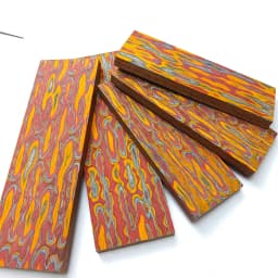 2pieces 3D Color Wood for DIY Knife Handle Making Material DIY Handle Patch Accessories 120x40x8mm
