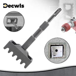 86-type Wire Box Socket Puncher, 2-In-1 Electrician Slotting Tool, For Electric Hammer/Electric Pick, Home Square Hole Opener