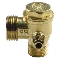200mm Exhaust Tube With 3-Port Zinc Alloy Check Valve For Air Compressor Parts Pipe Line Hose Pneumatic Tube For Compressor