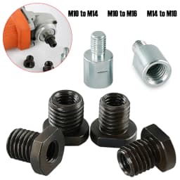 Angle Grinder Thread Conversion Adapter M10 M14 16 Nut Connecting Rod Internal to External Thread Power Tool DIY Accessories 1pc