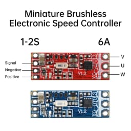 1S-2S 6A Micro Motor Driver Board Electric Regulator Drive For 1104 1106 1306 1407 1503 Brushless Motor Tool Accessory
