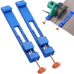 1/2pc Adjustable Cutting Machine Base Guide Circular Saw Milling Positioning Clamps Two-way Reverse Buckle For 5-6in Dust Cutter