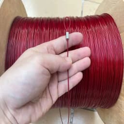 0.38mm to 1mm Soft Wire Rope 304 Stainless Steel Plastic-Coated Wire Hanging Lighting Hanging Fishing Line Wire Rope