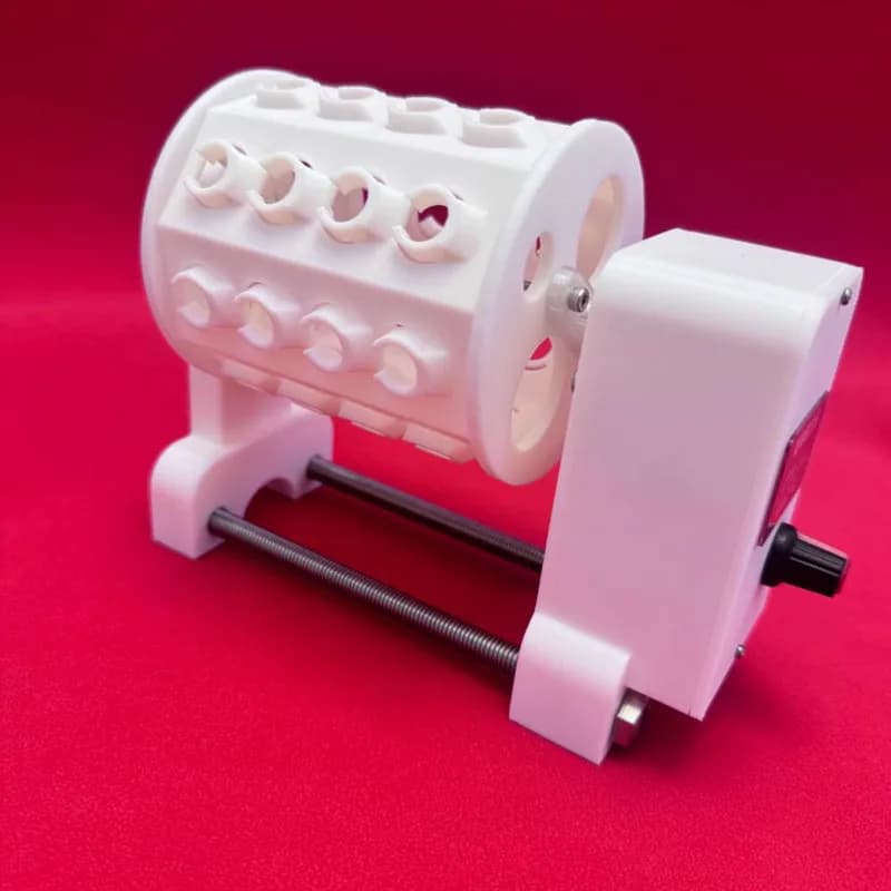 DIY Rotating Mixing Device Mini 32-Tube Vortex Mixer Laboratory - for 1.5mL & 2.0mL Centrifuge Tubes, Adjustable Speed 20-100RPM
