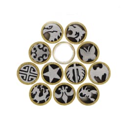 1pc Mosaic Rivets for Knife Handle Diameter 6mm Mosaic Screw Nail for DIY Knife Handle Material Brass Tube Length 45mm