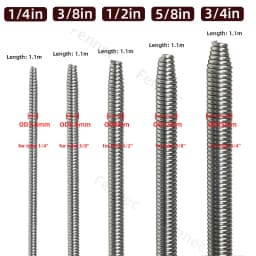 Internal Copper Pipe Bending Spring for Air Condition Steel Manual Pipeline Spring Tube Bending Tool 2/3/4/5/6 Points 6-19mm