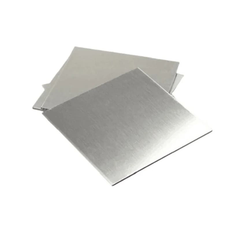 99.99% Pure Tin Stannum Sn Sheet Foil Plate Thickness 0.02mm To 10mm