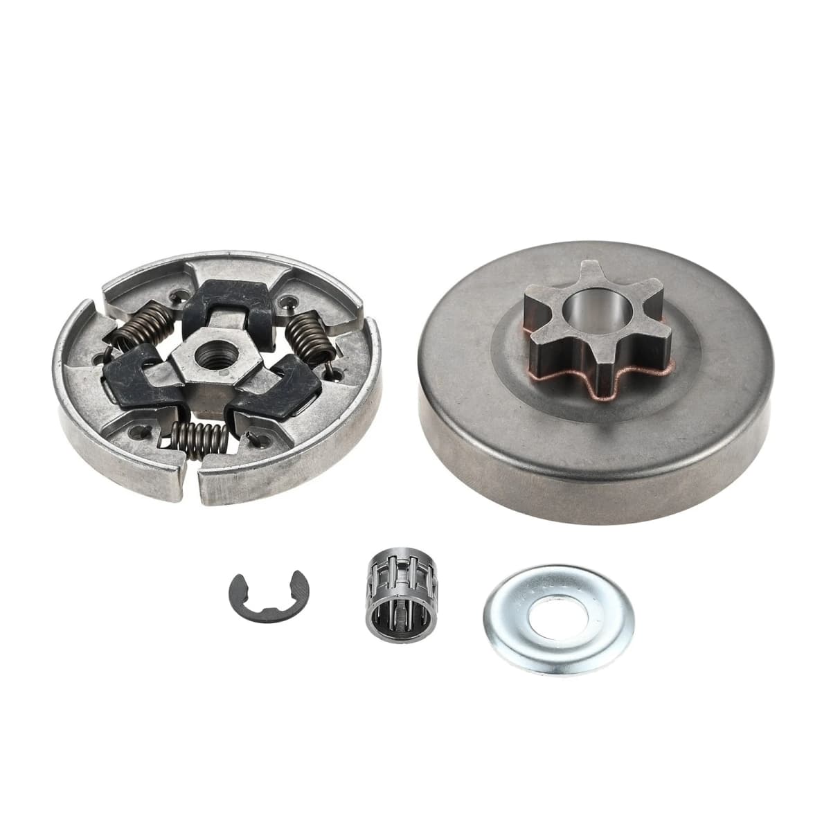 3/8" 6T Clutch Drum Spur Sprocket Bearing Kit Fit for Stihl MS192T MS193T MS194T MS200 MS200T MS201 MS201T MS201TC Chainsaws