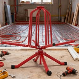 Floor Heating Pipe Retractor Coil Geothermal Plate Floor Heating Pipe Shelf Bracket Underfloor Heating Pipe Laying Tool
