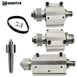 Spindle Assembly for Woodworking Mini Lathe Beads Locomotive Lathe 65 Small 50 Three-jaw Rotary Chuck 80 Four-jaw Chuck