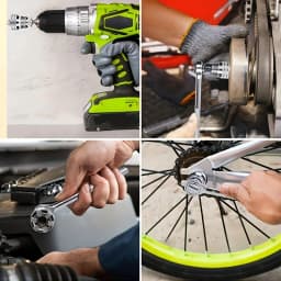 Adjustable Universal Socket Wrench, 10-19mm Adjustable Drive Socket Wrench Sleeve, 3/8" Drive Manual Socket Wrench