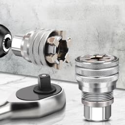 Adjustable Universal Socket Wrench, 10-19mm Adjustable Drive Socket Wrench Sleeve, 3/8" Drive Manual Socket Wrench
