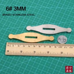 Knife Guard Bolster Pommel, Brass Stainless Steel DIY Knife Handle Fittings, Hand Guard Blanks, Fixed Blade Knife Making Parts