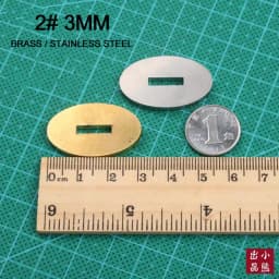 Knife Guard Bolster Pommel, Brass Stainless Steel DIY Knife Handle Fittings, Hand Guard Blanks, Fixed Blade Knife Making Parts