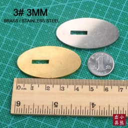 Knife Guard Bolster Pommel, Brass Stainless Steel DIY Knife Handle Fittings, Hand Guard Blanks, Fixed Blade Knife Making Parts