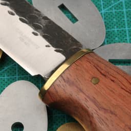 Knife Guard Bolster Pommel, Brass Stainless Steel DIY Knife Handle Fittings, Hand Guard Blanks, Fixed Blade Knife Making Parts