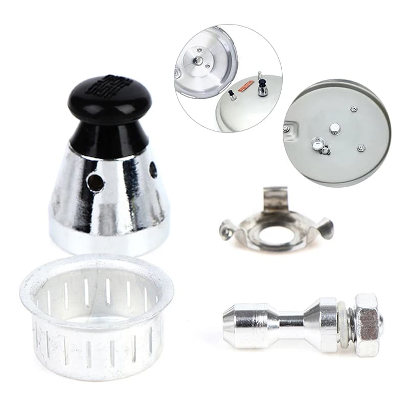 4Pcs/set High Quality Universal High-pressure Cooker Accessories Exhaust Valve Pressure Relief Valve Anti Blocking Cover