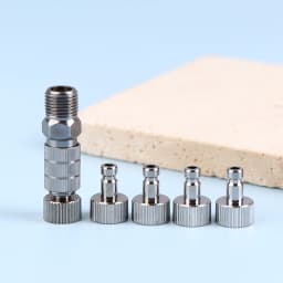 5pcs Airbrush Quick Disconnect Coupler Quick Release Fitting Adapter With 5 Male Fitting 1/8 INCH Fitting Hose Air Brush Parts