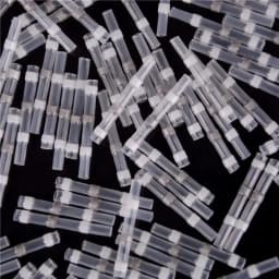 100pcs SST-S11 AWG26-24 Seal Heat Shrink Butt Wire Connectors Terminals 0.25-0.34mm White Solder Sleeve Waterproof
