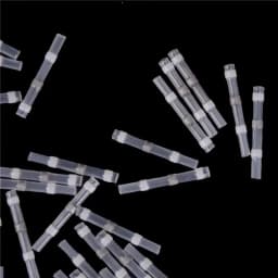 100pcs SST-S11 AWG26-24 Seal Heat Shrink Butt Wire Connectors Terminals 0.25-0.34mm White Solder Sleeve Waterproof