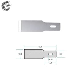 10/100PCS SK5 Steel High Hardness Carving Blades, Mobile Phone Repair Blades UV Glue Spatula Rubber Shovel Glue Knife
