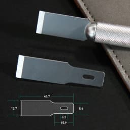 10/100PCS SK5 Steel High Hardness Carving Blades, Mobile Phone Repair Blades UV Glue Spatula Rubber Shovel Glue Knife