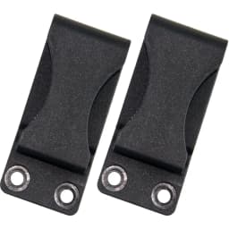 QingGear Black Kydex Holster Sheath Belt Clip Loop with Screws (Pack of 2) Tool Parts DIY Accessory