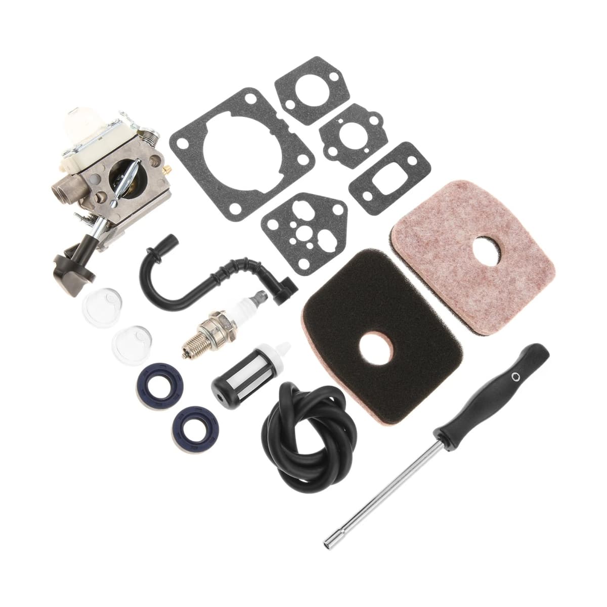 Carburetor Kit Fit for Stihl BG56 BG56C SH56 Leaf Blower Replace for Zama C1M-260 C1M-S260B 4241-120-0632 4241-120-0622 Carb