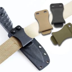 Universal KYDEX EDC Belt Clips Hunting Camping Outdoor Knife Holster Loops Utility Magazine Pouch Clips