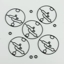 5pcs 698781 Carburetor Float Bowl Gasket w/ Seals O-Ring Fit for Briggs Stratton Troy-Bilt Toro Lawn Mowers Engine Replace Parts