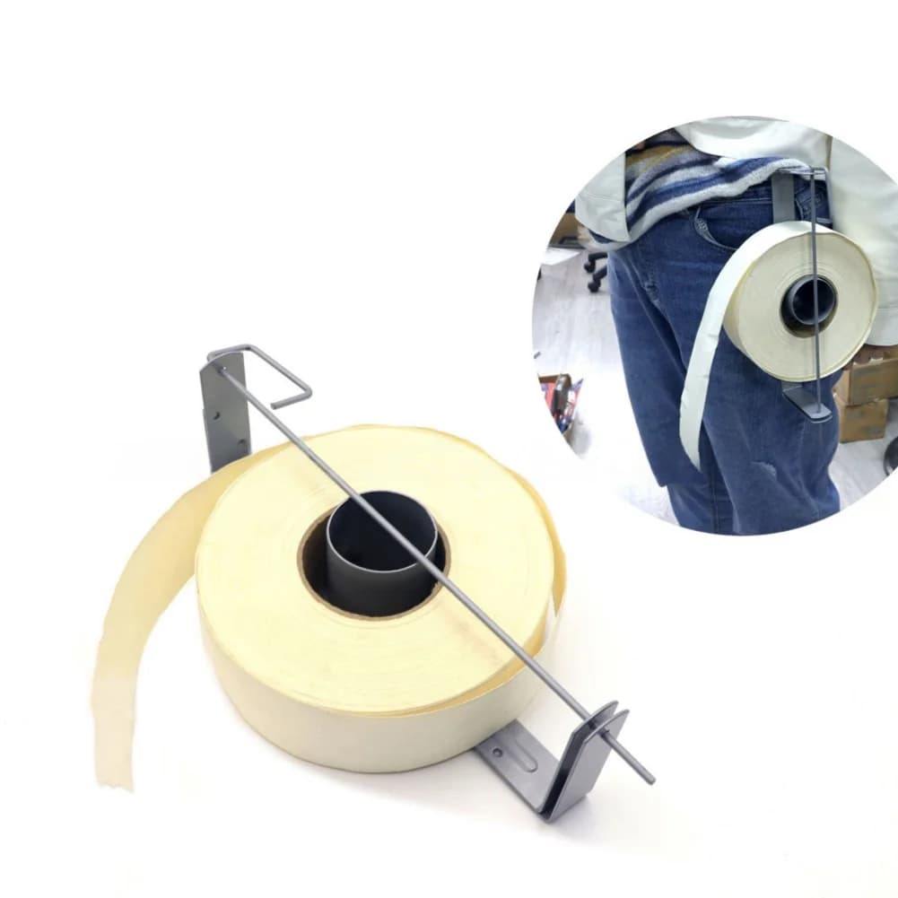 1PCS Heavy-Duty Drywall Tape Dispenser Professional Drywall Plastering Tape Reel For 360° Rotation Metal Tool Accessories