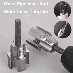 1/2inch 3/4inch PPR/PVC Water Pipe Threader Tapping ToolInternal Thread External Thread Integrated Water Pipe Wire Opener