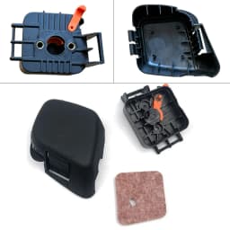 Air Filter Housing And Cover For Stihl FC55 FS38 FS45 FS46 FS55 FS55R HL45 KM55 Black Housing Air Filter Garden Power Tool